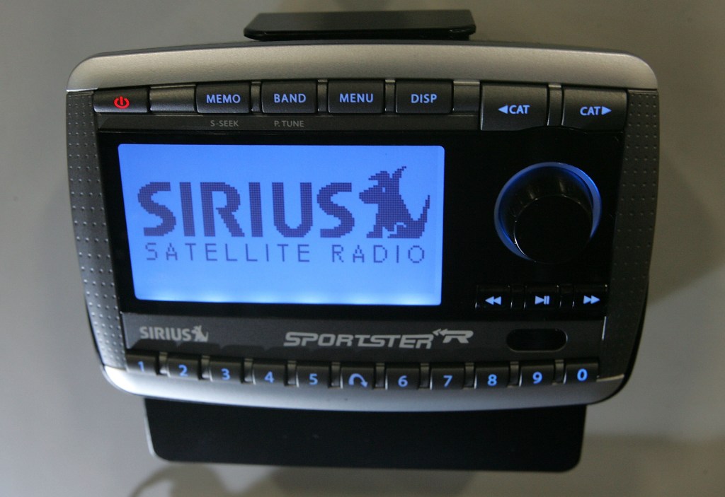 An in-car unit from Sirius.

