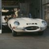 a white jaguar XKE