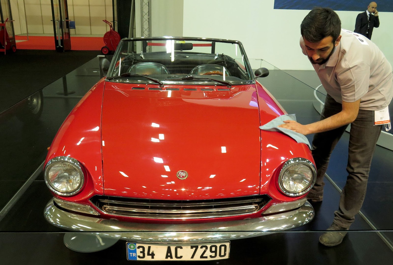 This Fiat 124 is just like the model in the latest AMMO NYC detailing disaster