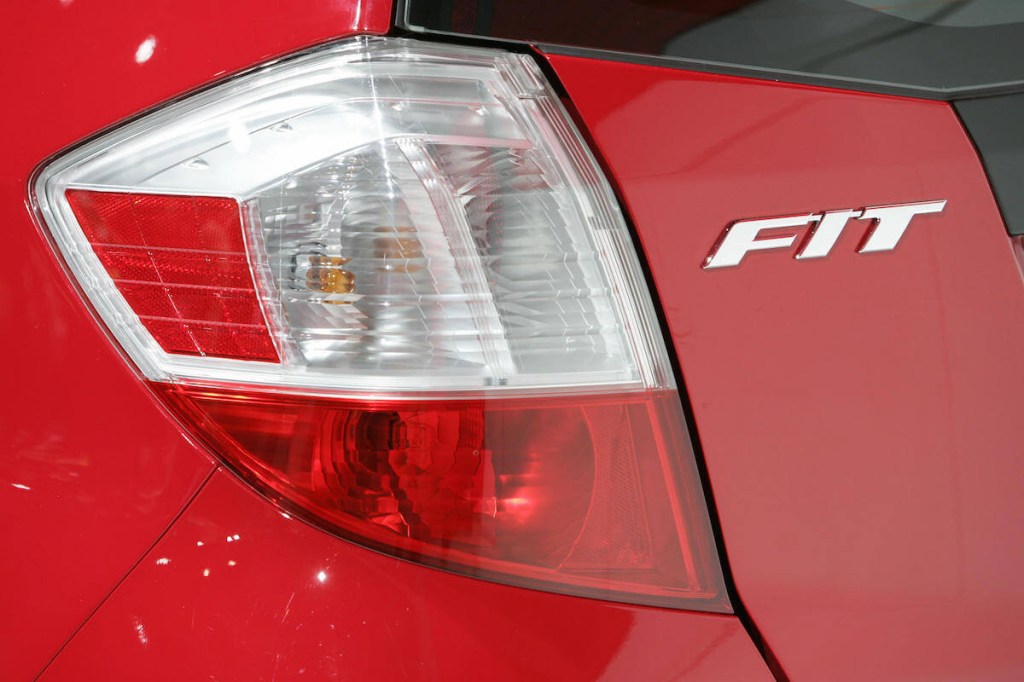 Red Honda Fit Badge 