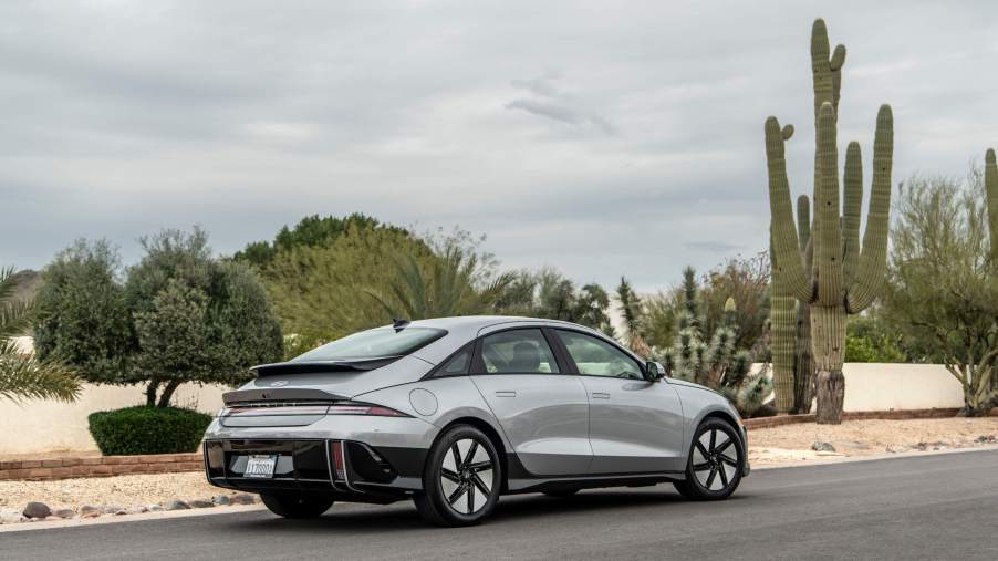 The 2023 Ioniq 6 is Hyundai's entry into the EV market, and unlike a ton of competitors, it's not afraid to embrace sedan-like characteristics.
