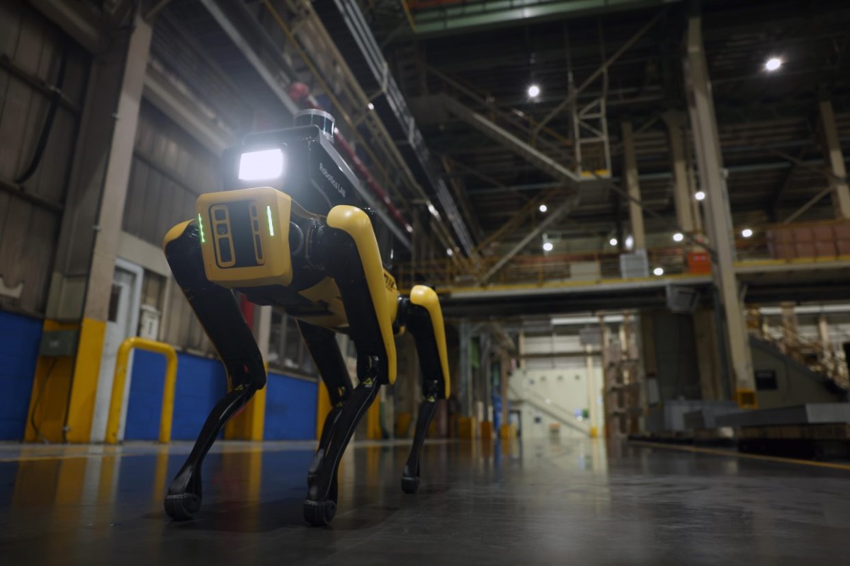 Hyundai Motor Group helped build a four-legged robot