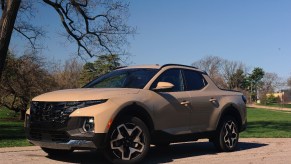 A 2023 Hyundai Santa Cruz Limited AWD is parked as a small truck.