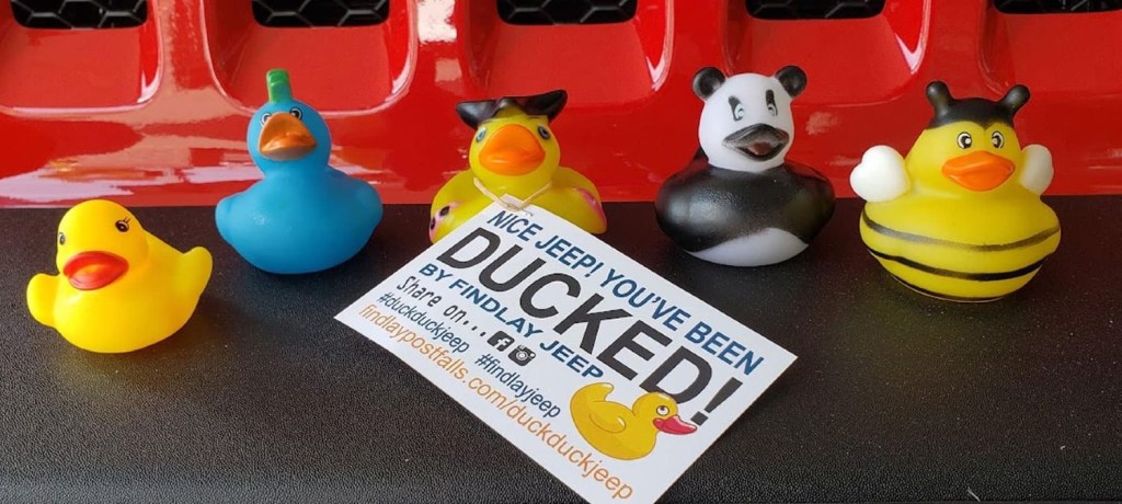 Jeep Ducks from Jeep Dealer show how dealers are getting in on the Duck Duck Jeep game