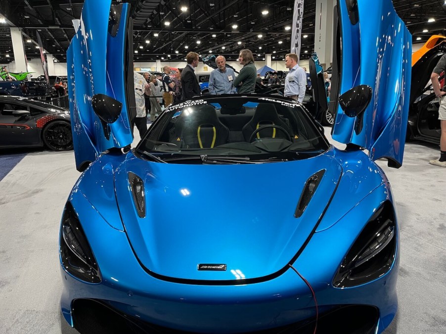 The McLaren 720S at the 2023 Denver Auto Show