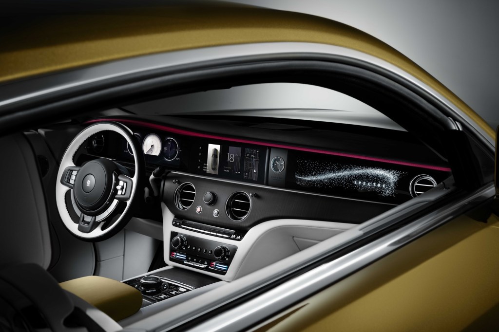 The dash of the Rolls Royce Spectre