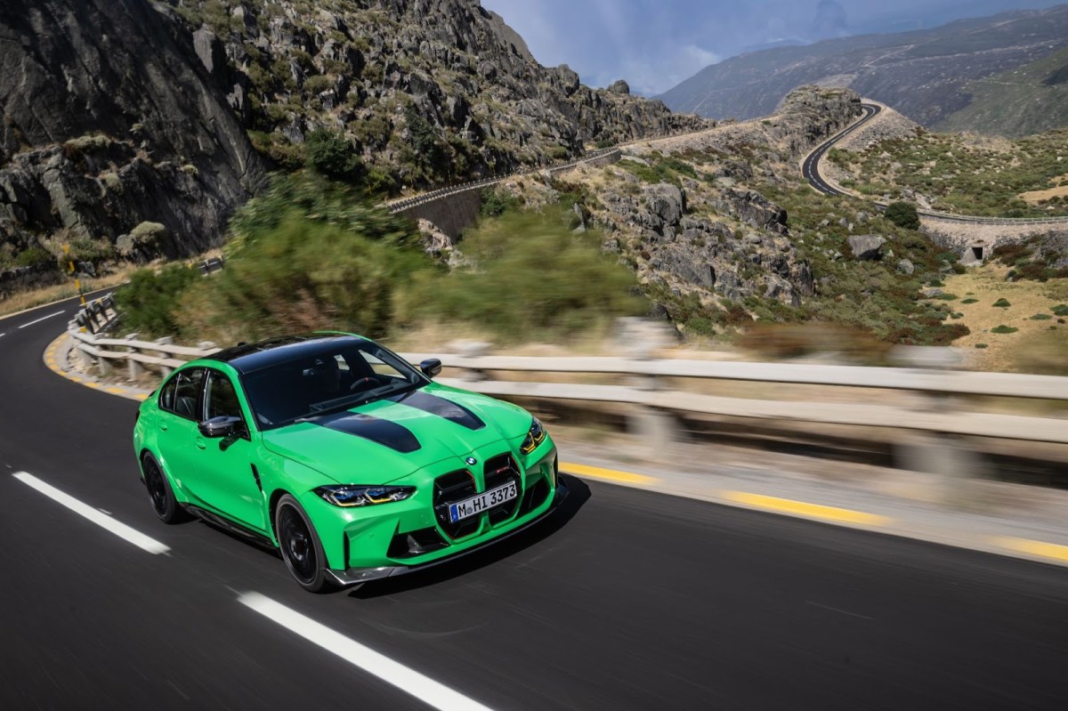 BMW M3 CS in green