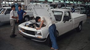 A Peugeot 504 pickup was also a Group B rally truck.