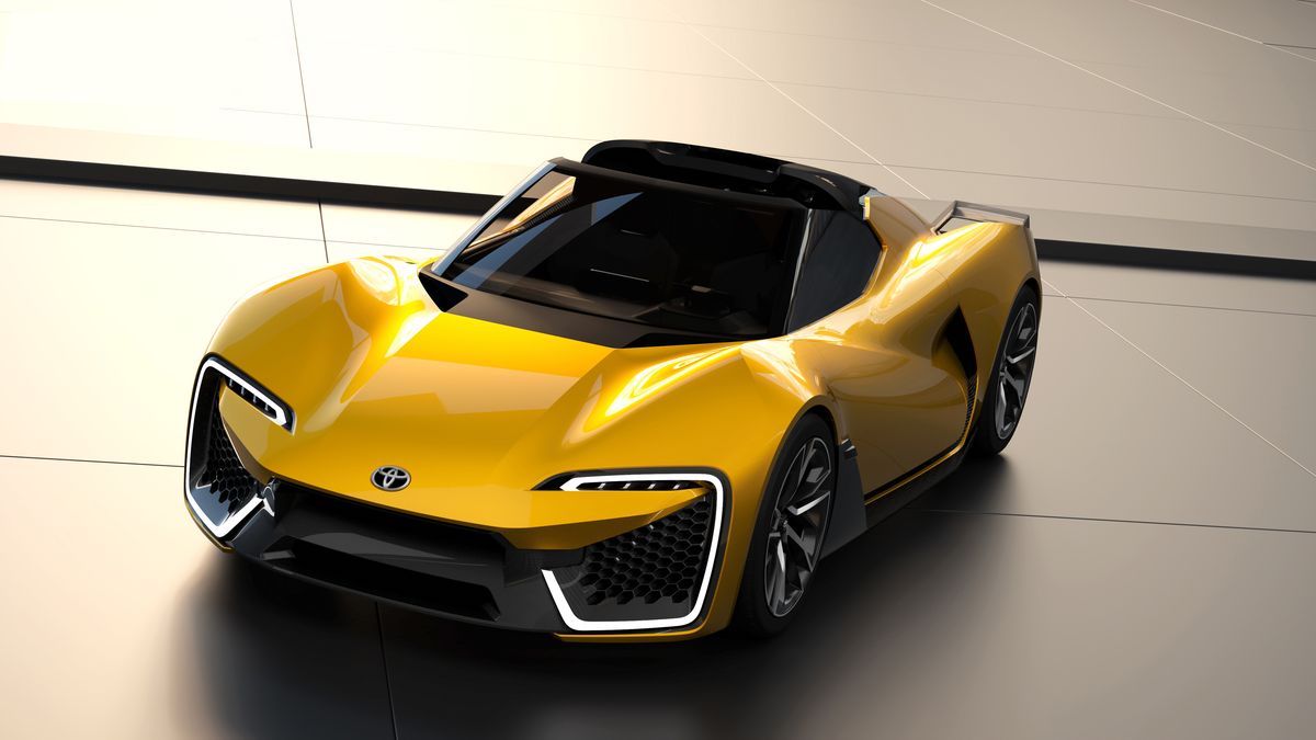 Toyota GR Sports Concept yellow