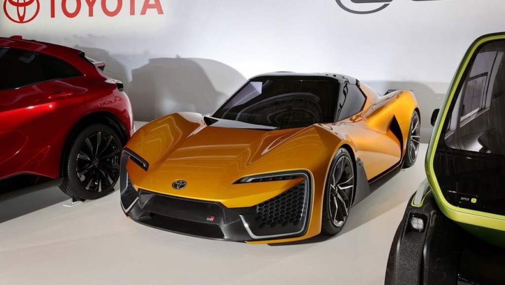Toyota Sports Concept EV Gold
