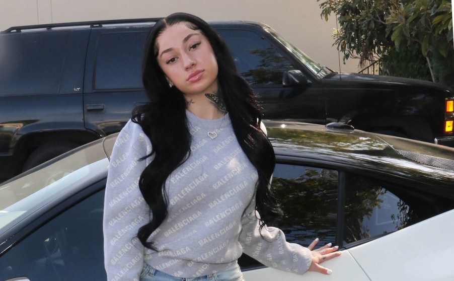 Rapper Bhad Bhabie and her Ferrari 458