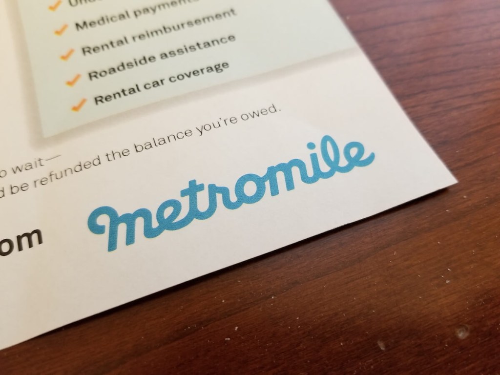 A Metromile insurance policy