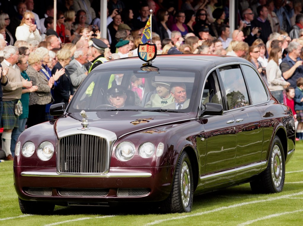 One of two royal Bentley limousines