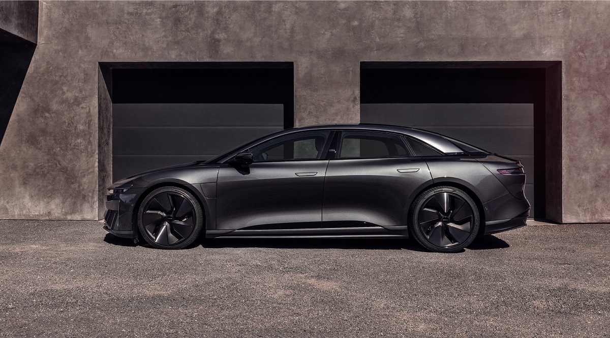 Lucid Air with the Stealth Package