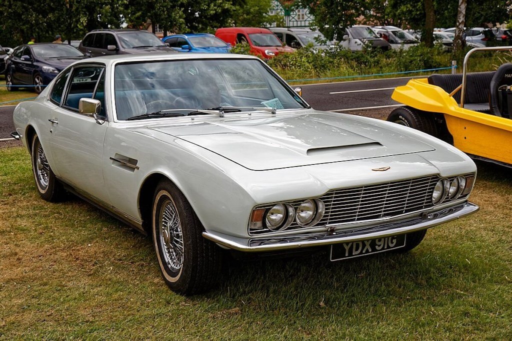 1968 Aston Martin DBS parked at a car show