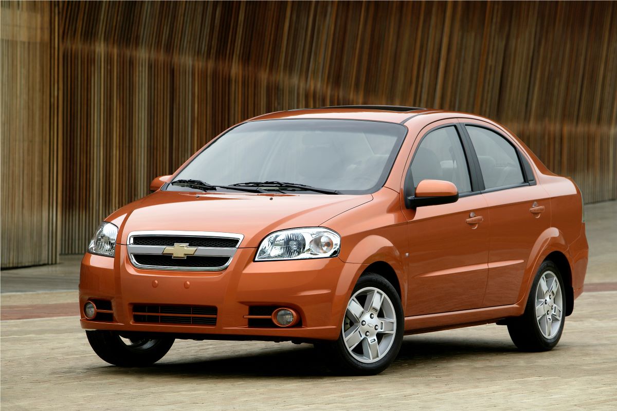 While this Chevy Aveo was a U.S.-market version, Russia got on very similar 