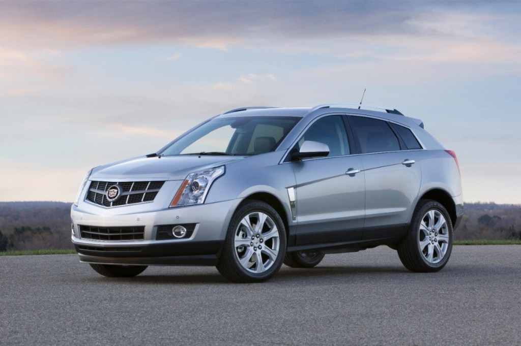 A used Cadillac SRX model
