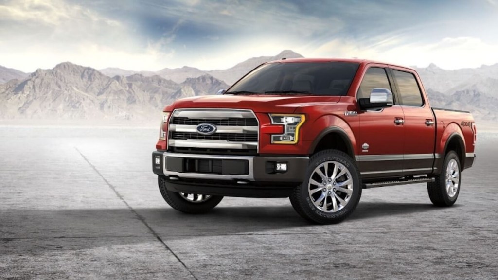 Metallic red 2017 Ford F-150