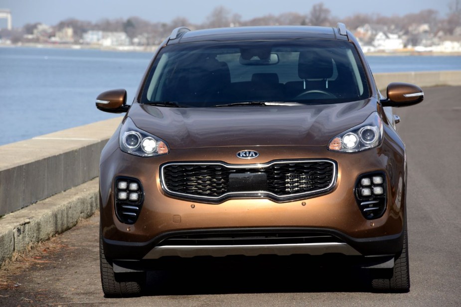 2017 Kia Sportage from the front 