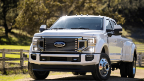 White 2020 Ford F-350 truck