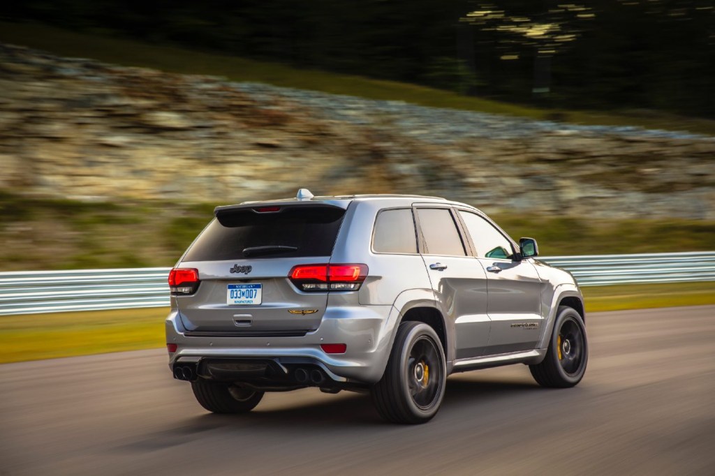 2020 Jeep Grand Cherokee from the rear 