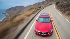 2020 Acura RLX top view