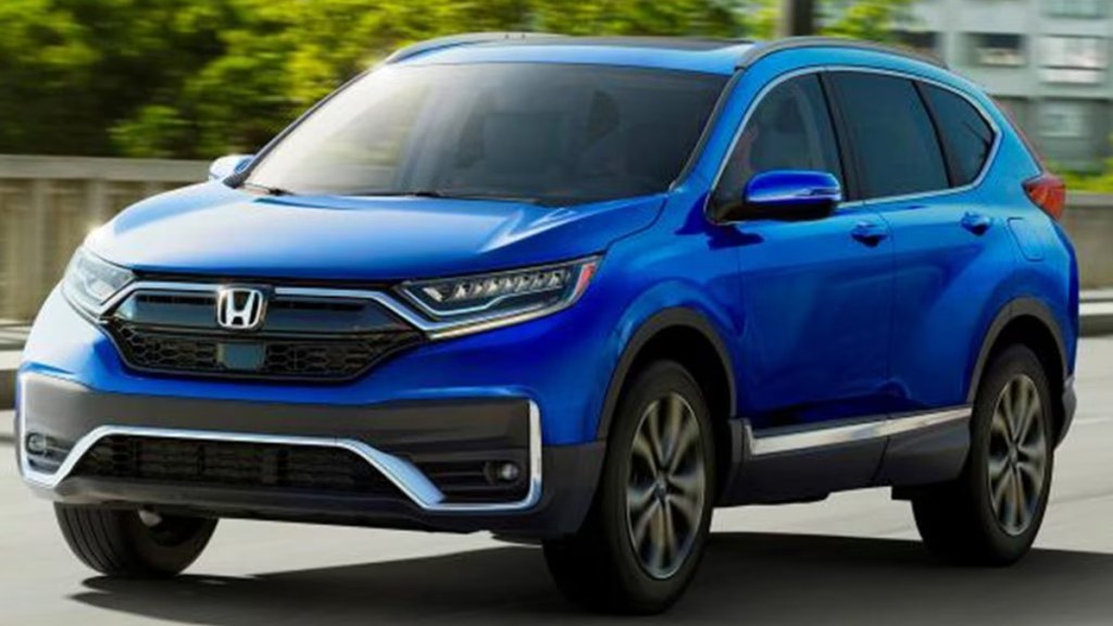 Blue 2021 Honda CR-V Compact SUV - The fully loaded 2021 Honda CR-V could be an excellent choice