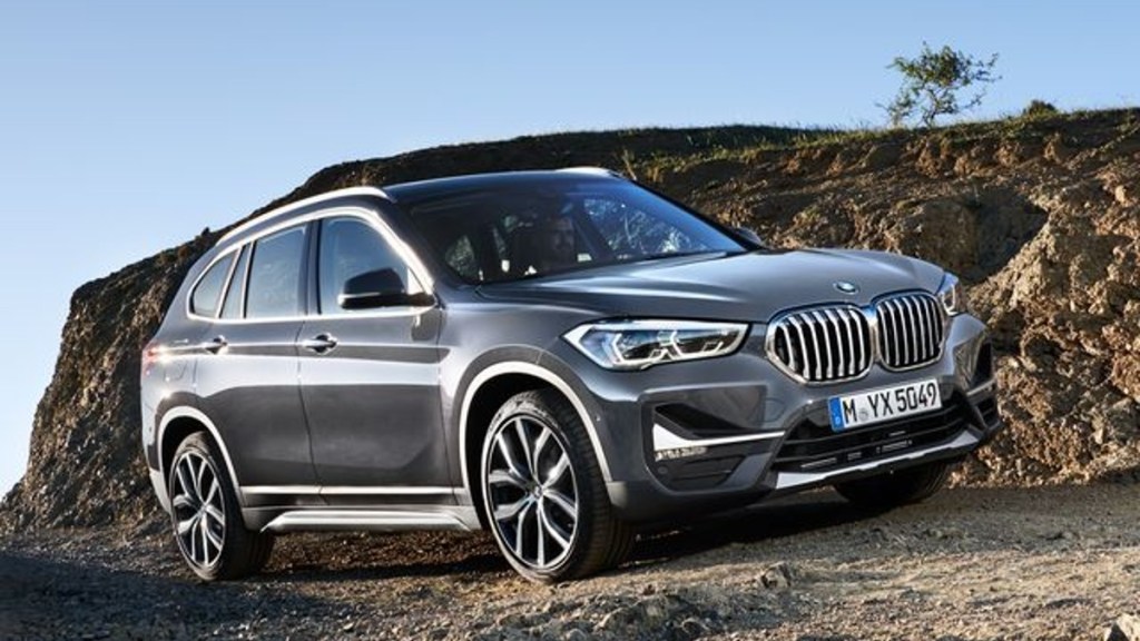 Gray 2022 BMW X1 SUV posed on a hillside - This could be the best luxury SUV of 2022
