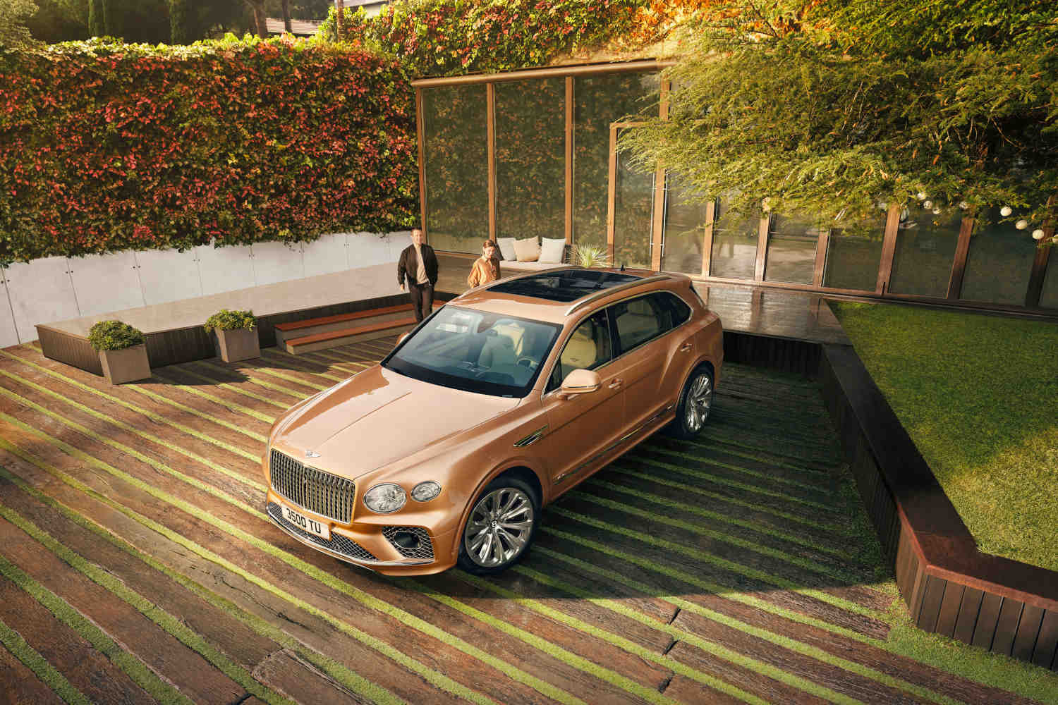 This 2023 Bentley Bentayga SUV, which features a version of the Volkswagen W12 engine from the Nardo