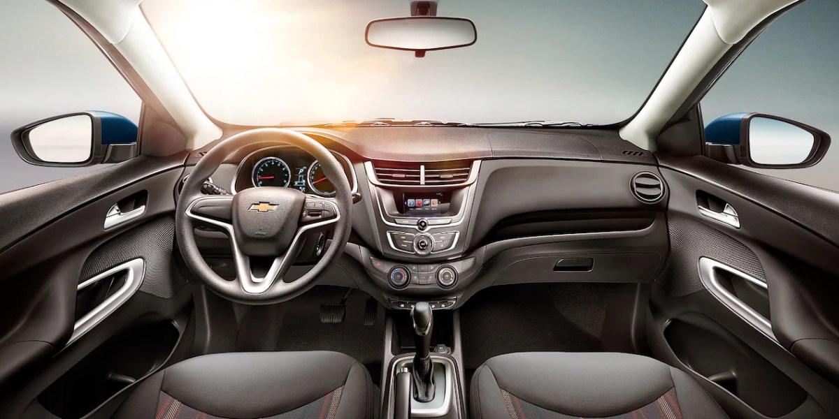 What's the interior like in Mexico's Chevy Aveo?