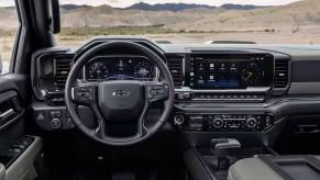 2023 Chevy Silverado interior shot of the dash