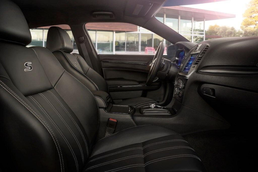 The 2023 Chrysler 300 front seat view