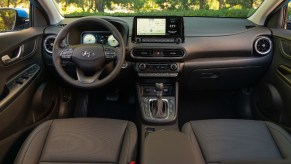 2023 Hyundai Kona Dashboard featuring useful tech and information