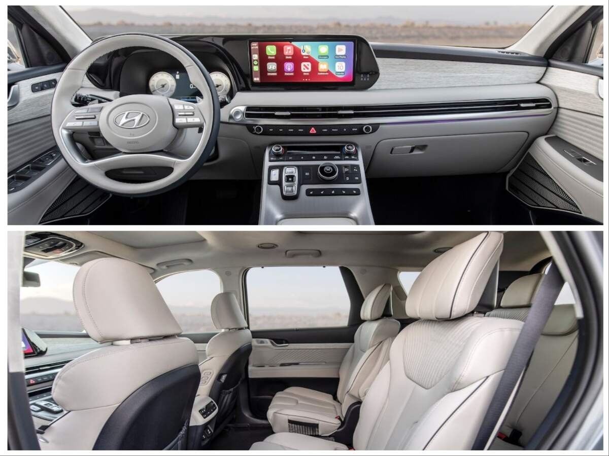 A 2023 Hyundai Palisade SUV's interior