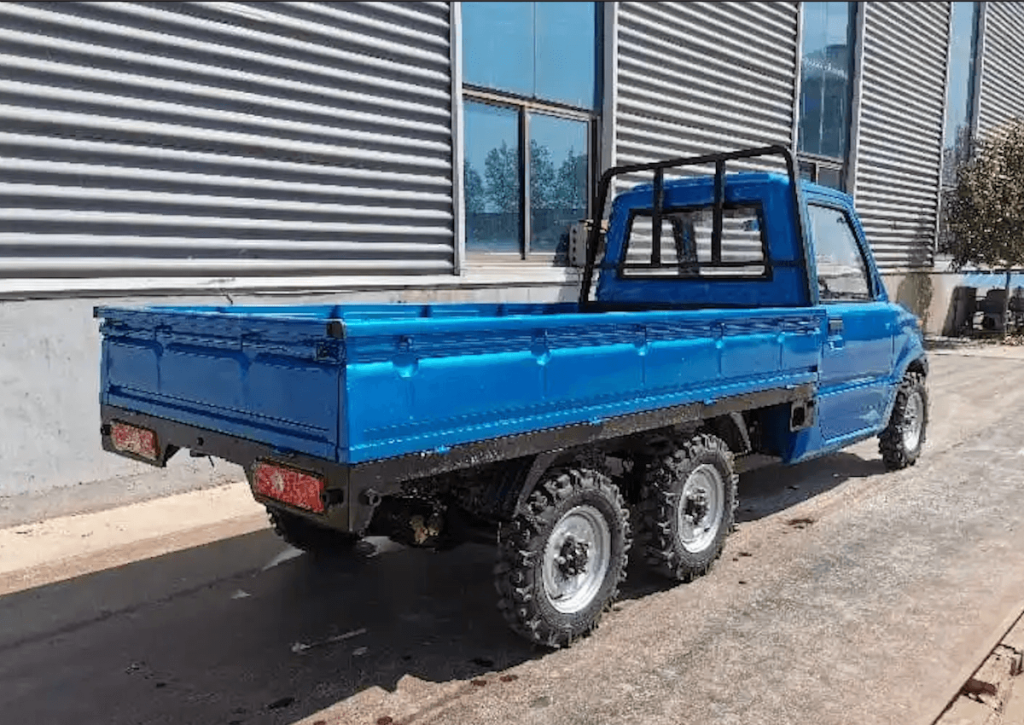 Blue 2023 Keyu six-wheel mini truck