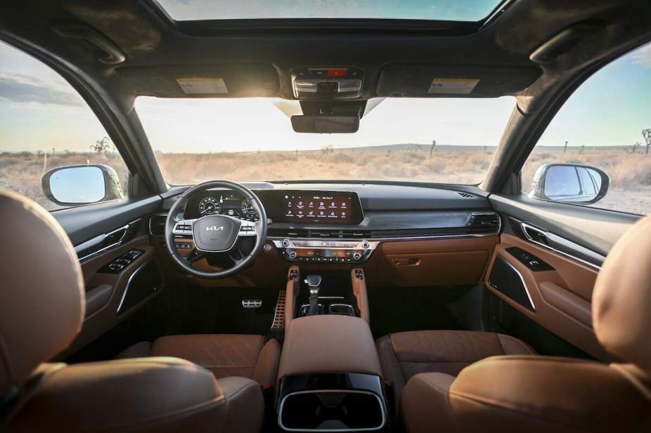 2023 Kia Telluride family SUV, one of the most comfortable 3-row SUVs available.