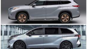 2023 Toyota Highlander Hybrid vs 2023 Toyota Sienna
