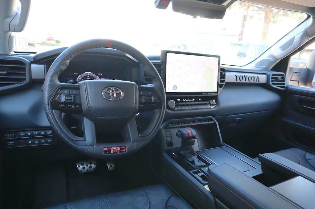 2023 Toyota Sequoia TRD front interior view