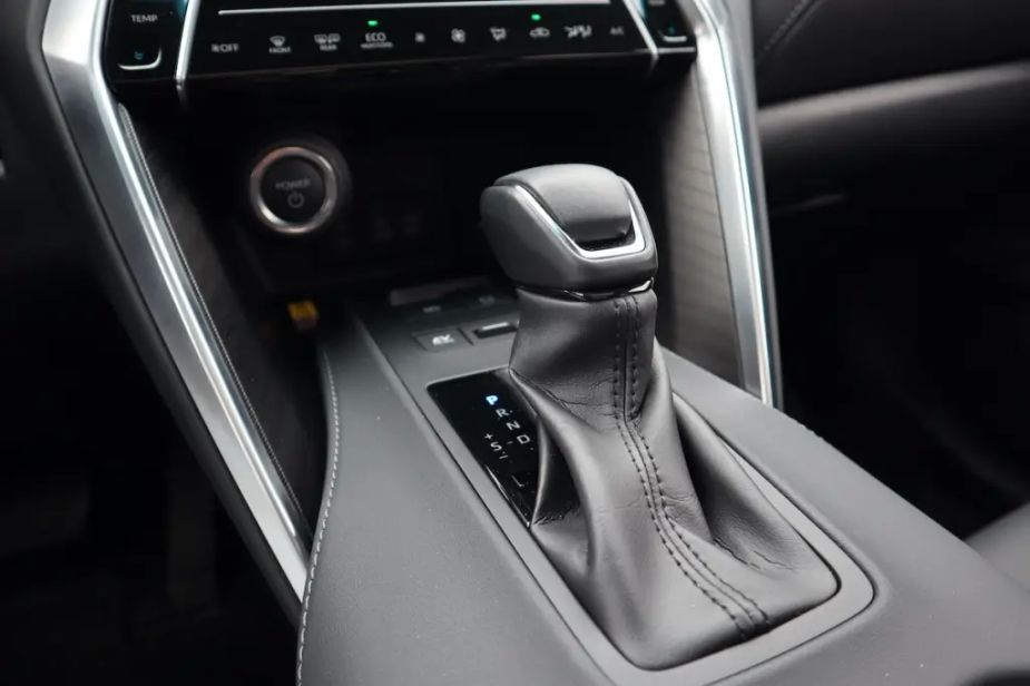 A view of the 2023 Toyota Venza's shifter