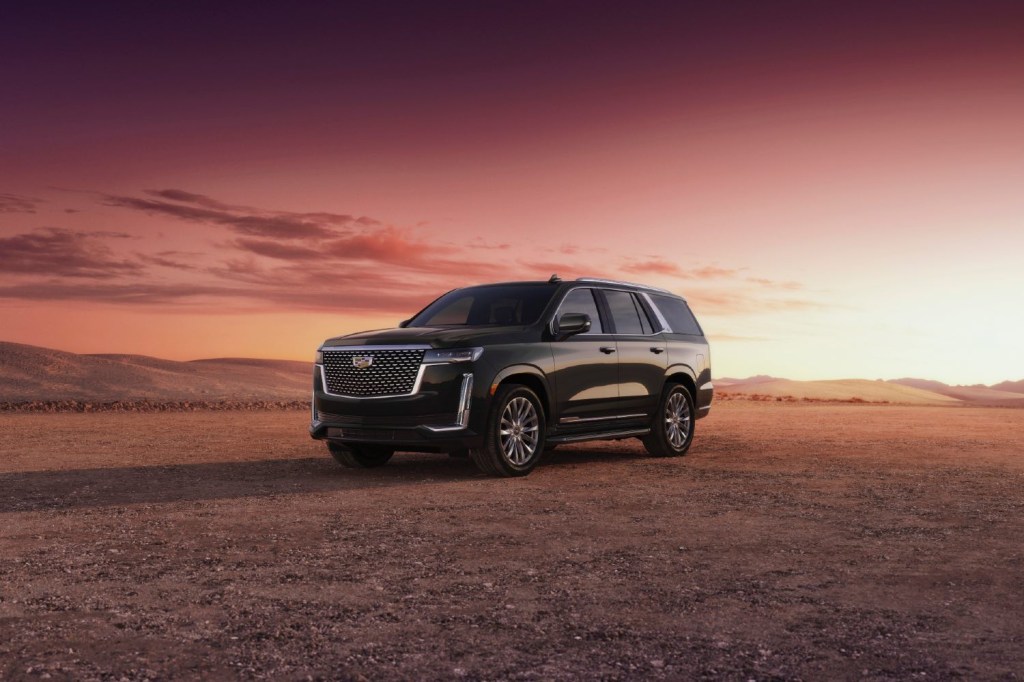 The 2023 Cadillac Escalade, one of the three top SUVs with self driving technology 