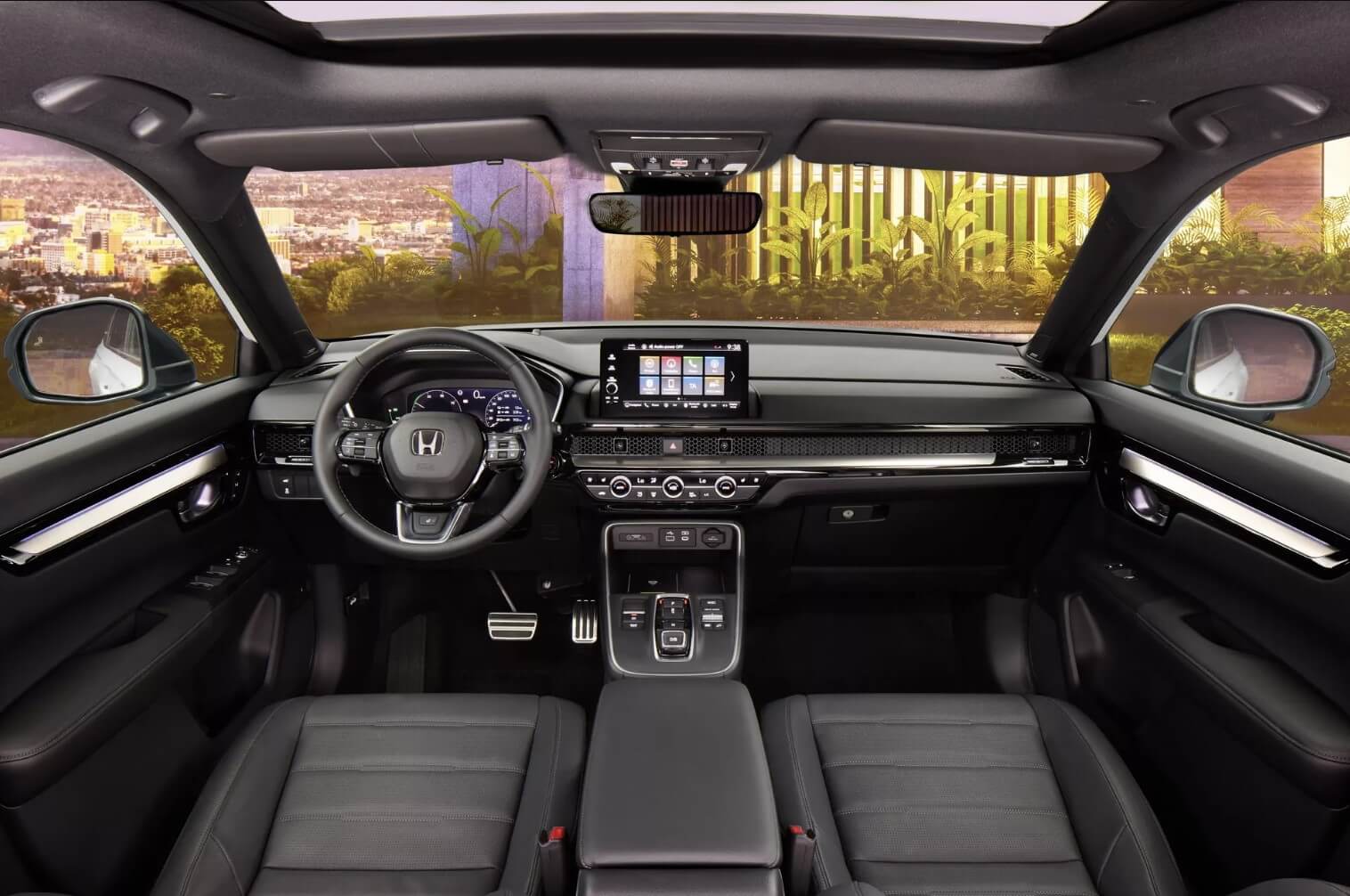 The 2024 Honda CR-V PHEV interior with the dash