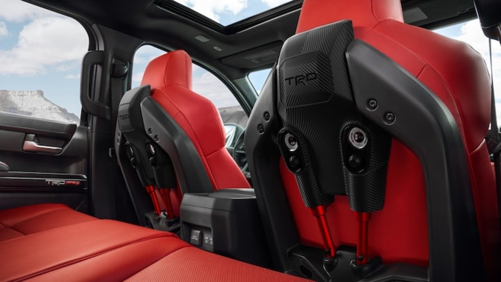 2024 Toyota Tacoma TRD Pro IsoDynamic Performance Seats