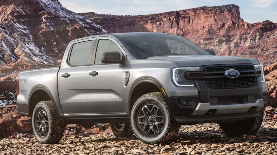 The new Ford Ranger is now available with a V6 engine and no steel wheels.
