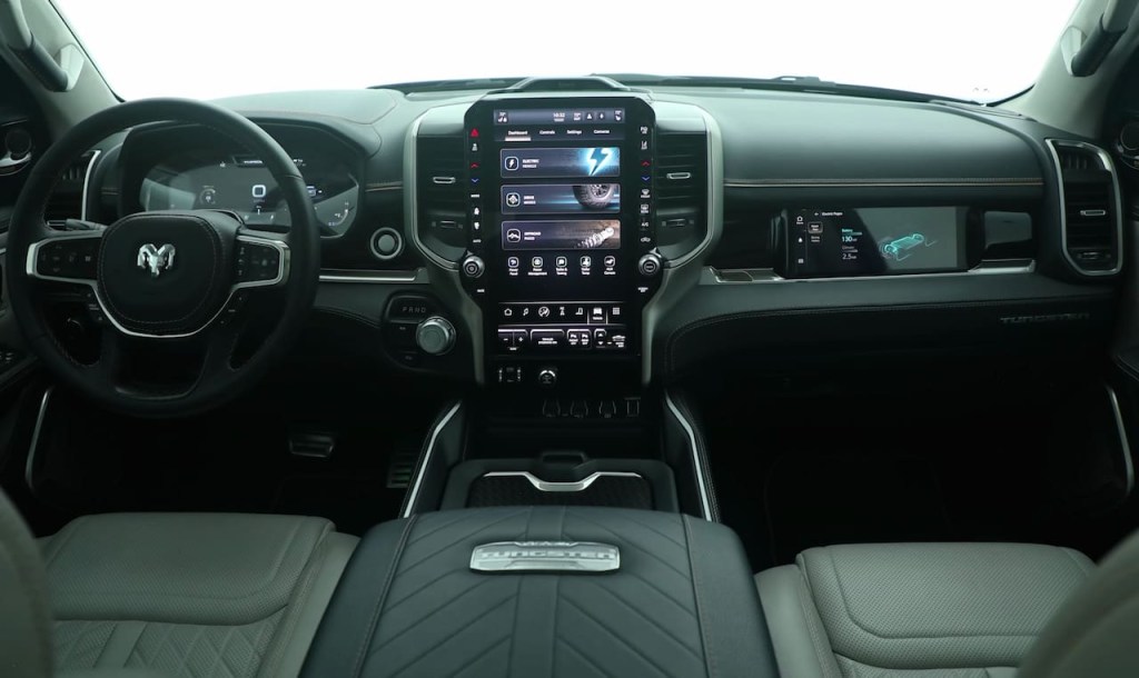 2025 Ram 1500 REV interior with dash 