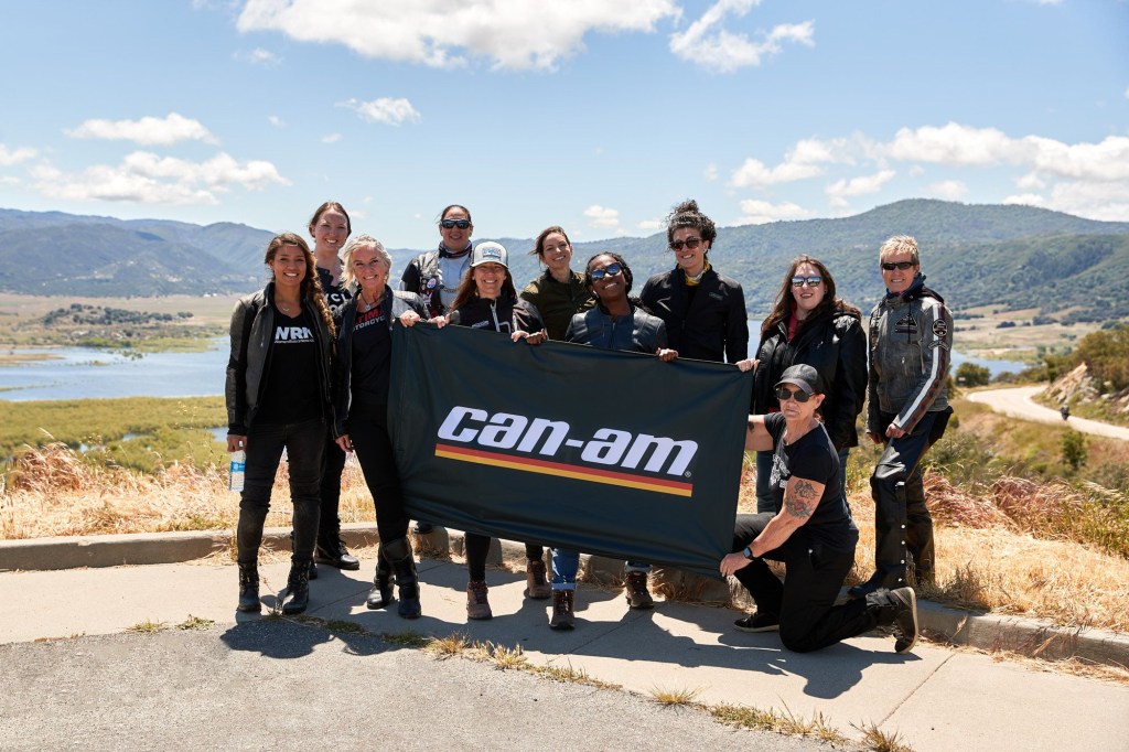 The Camn-Am Interaniol Female Ride Day participants 