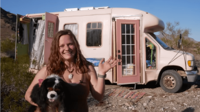 An artist and her DIY camper