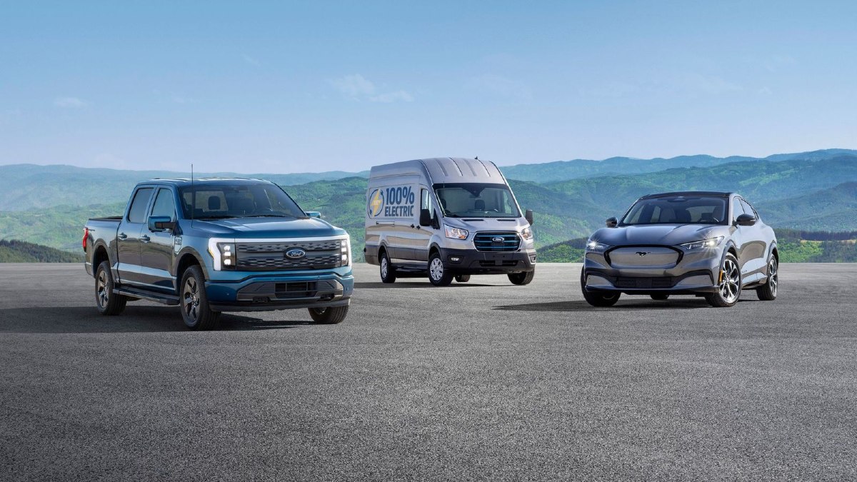 Ford Current EV Family, F-150 Lightning, E Transit Van, Mustang Mach-E - These Ford EVs could include battery tech from Chinese EV giant CATL in the future