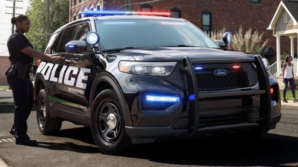 Ford Explorer Hybrid Police Interceptor in use