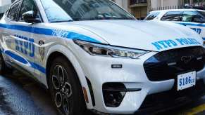 Ford Mustang Mach-E NYPD Patrol SUV - This is the latest electric police car added to the NYPD fleet
