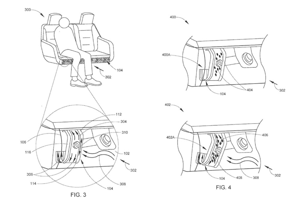 Honda Suspension Seats patent designs